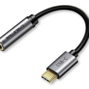 CABLETIME αντάπτορας USB-C σε 3.5mm CT-CMAUD, DAC chipset, γκρι