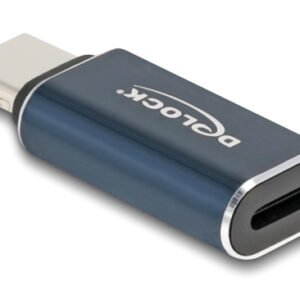 DELOCK αντάπτορας USB-C σε Lightning 60688, 35W, 480Mbps, ανθρακί