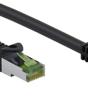 GOOBAY καλώδιο δικτύου 61093, CAT 8.1 S/FTP, copper, GHMT, 1m, μαύρο