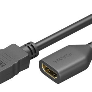 GOOBAY καλώδιο προέκτασης HDMI 61313 Ethernet, 4K/60Hz 18Gbps, 5m, μαύρο
