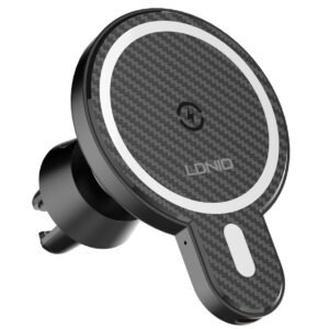 LDNIO ασύρματος φορτιστής & βάση αυτοκινήτου MA20, 15W, μαύρο