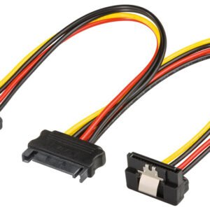 GOOBAY καλώδιο SATA Standard σε 2 SATA-Standard 90 °, 0.2m