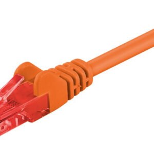 GOOBAY καλώδιο δικτύου 95262, CAT 6 U/UTP, CCA, 250MHz, 1m, πορτοκαλί