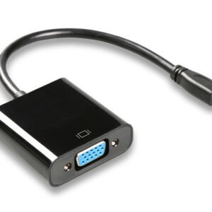 POWERTECH αντάπτορας micro HDMI σε VGA CAB-H032, 0.20m, μαύρος