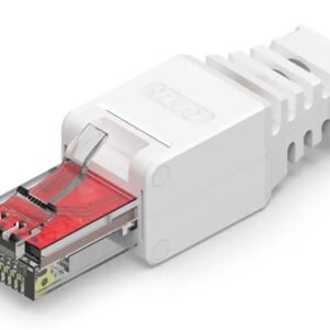 POWERTECH βύσμα δικτύου RJ45 CAB-N350, CAT 6A UTP, tool-free, λευκό