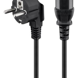 POWERTECH καλώδιο τροφοδοσίας CAB-P031, 3x 1mm², 3m, μαύρο