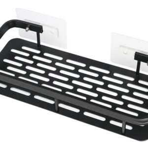 HOME USE ράφι τοίχου HUH-0162, αλουμινίου, 30x5x13cm, μαύρο