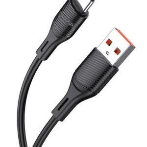KAKUSIGA καλώδιο USB-C σε USB KSC-953, σιλικόνης, 3A, 480Mbps, 1m, μαύρο
