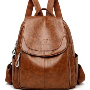 BALIDAISHU γυναικεία τσάντα πλάτης LBAG-0011, καφέ