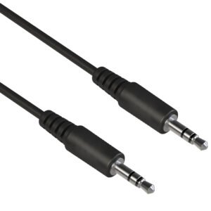 POWERTECH καλώδιο ήχου 3.5mm PTR-0145, AUX, CCS, 1.5m, μαύρο