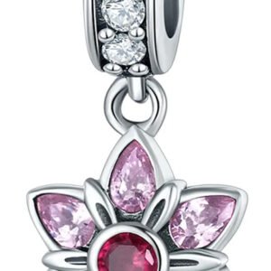 BAMOER σύμβολο Charm SCC840 για βραχιόλι/κολιέ, με ζιρκόνια, ασήμι 925