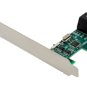 POWERTECH κάρτα επέκτασης PCIe σε 2x SATA 3.0 ST544, ASM1061