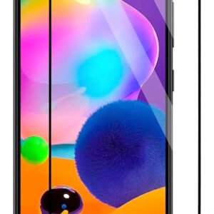 POWERTECH tempered glass 5D TGC-0473, Samsung A31, full glue, μαύρο