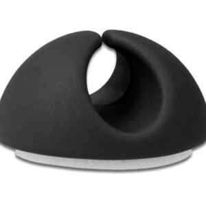 POWERTECH οργανωτές καλωδίων TIES-072, 1 θέση, Φ9mm, μαύρο, 10τμχ