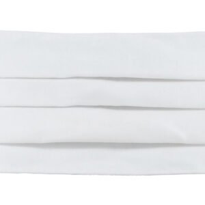 Μάσκα προστασίας βαμβακερή TMV-0033, επαναχρησιμοποιούμενη, λευκή, 3τμχ