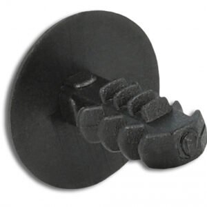 DELOCK Πλαστική τάπα 60188 για κάλυψη οπών, 8.7x9.6mm, μαύρη, 10τμχ