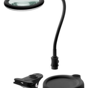 GOOBAY μεγεθυντικός φακός 64990 με κλιπ & βάση, LED, 3 διόπτρες 1.75x