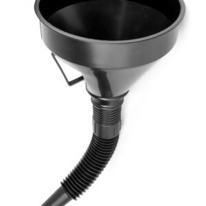 MOJE AUTO χωνί για καύσιμα & λάδια 96-022 με σπιράλ & φίλτρο, μαύρο