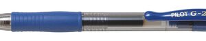 PILOT στυλό rollerball G2, 0.7mm, μπλε