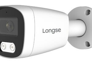 LONGSE IP κάμερα BMSCFG400 με μικρόφωνο, 2.8mm, 4MP, αδιάβροχη IP67, PoE