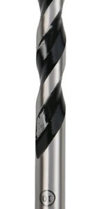 DELI σετ τρυπάνια DH-BWZ010-E1 για τοίχο/μέταλλο/ξύλο, 45# YG6X, 10x120mm, τρίπλευρο, 5τμχ