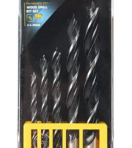 DELI σετ τρυπάνια DH-MGZ005-ED1 για ξύλο, 4-10mm, 5τμχ