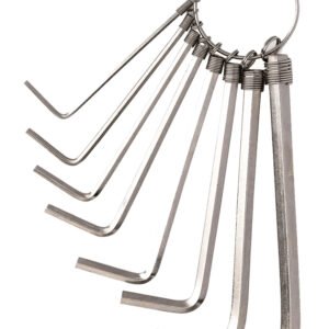 DELI σετ κλειδιά Allen DL3080 σε σχήμα L, με κρίκο κλειδιών, 8τμχ