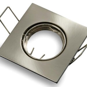 OPTONICA μεταλλικό πλαίσιο spot για MR16 5074, χωνευτό, 82x82x25mm, 2τμχ