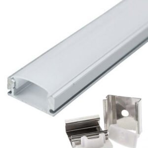 OPTONICA ράγα για καλωδιοταινία LED 5190, μεταλλική, 1m