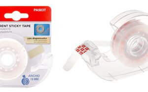 MP βάση και κολλητική ταινία PA503T, 19mm, διάφανη