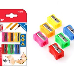 MP σετ πλαστικές ξύστρες PA845, 2.8cm, διάφορα χρώματα, 6τμχ