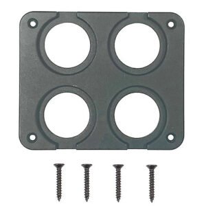 POWERTECH πάνελ πρίζας για σκάφη & οχήματα PTL-016, 4 θέσεις, 102x85mm